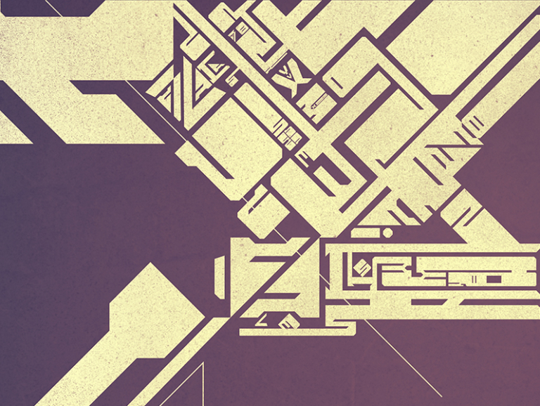 Alpha Pause poster - letter form/concept image