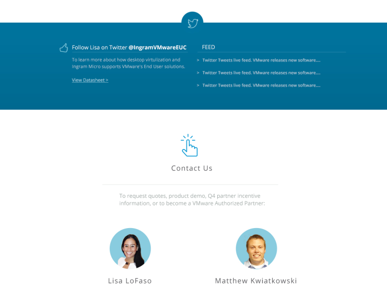 Landing Page - bottom content