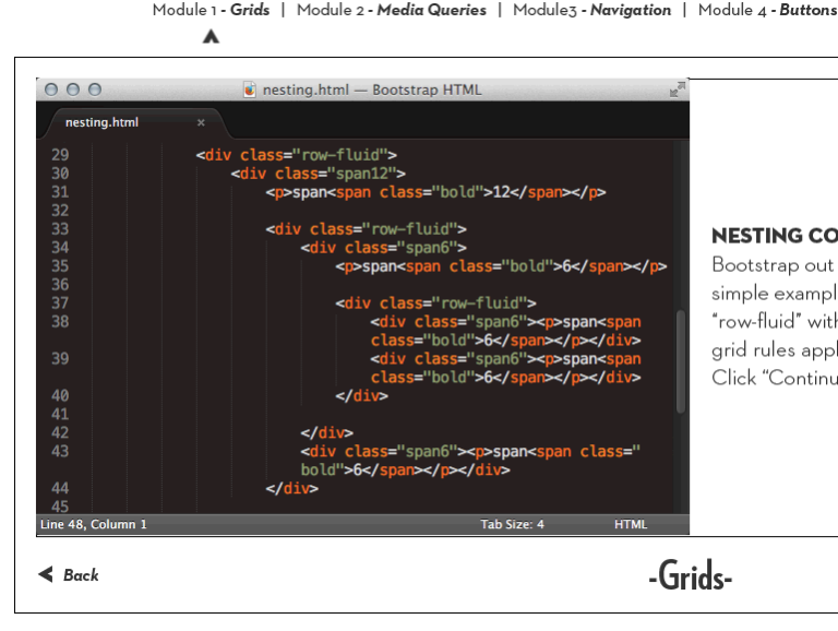 SHFT Interactive Tutorial - Bootstrap grid demonstration